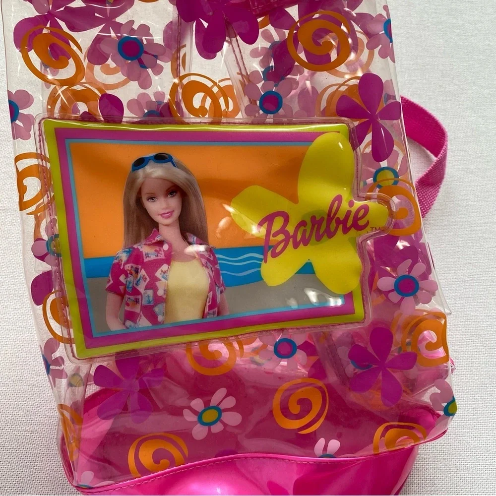 Vintage Mattel Barbie Clear Backpack